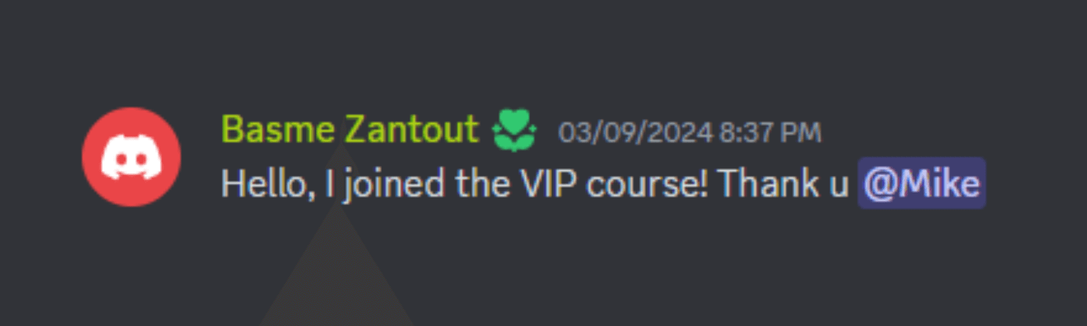 Community member testimonial 15