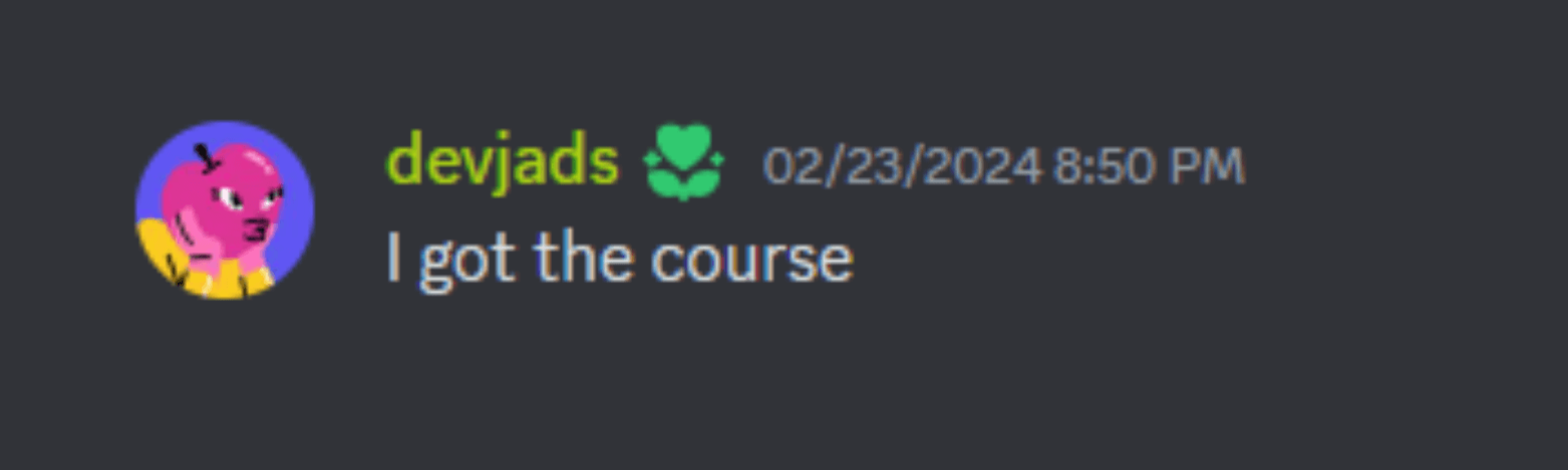 Community member testimonial 3