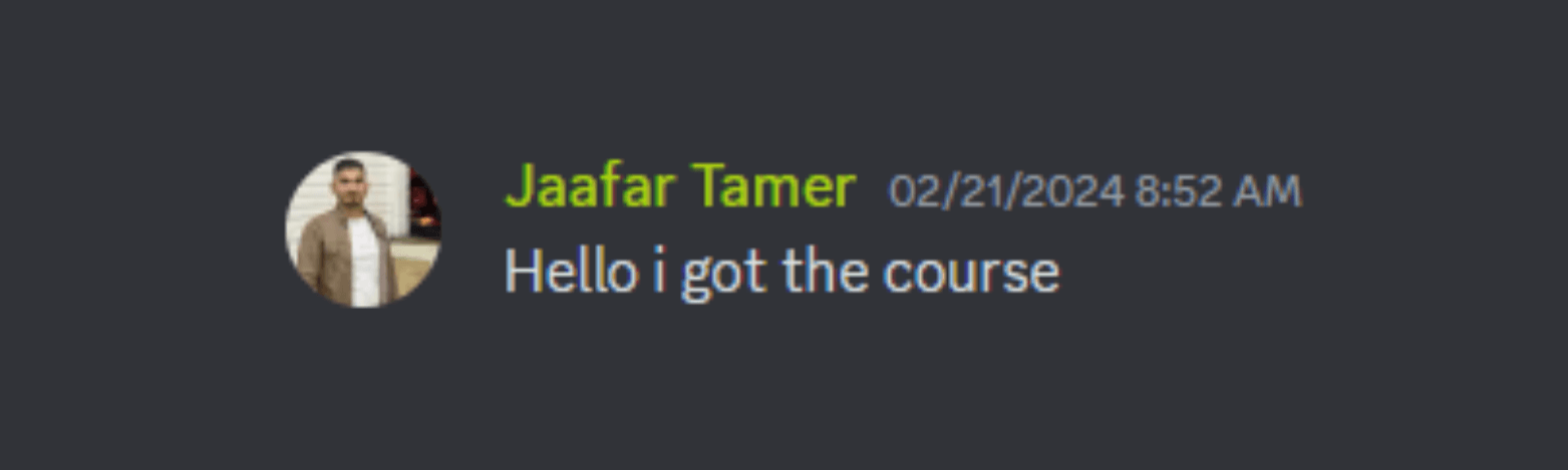 Community member testimonial 4